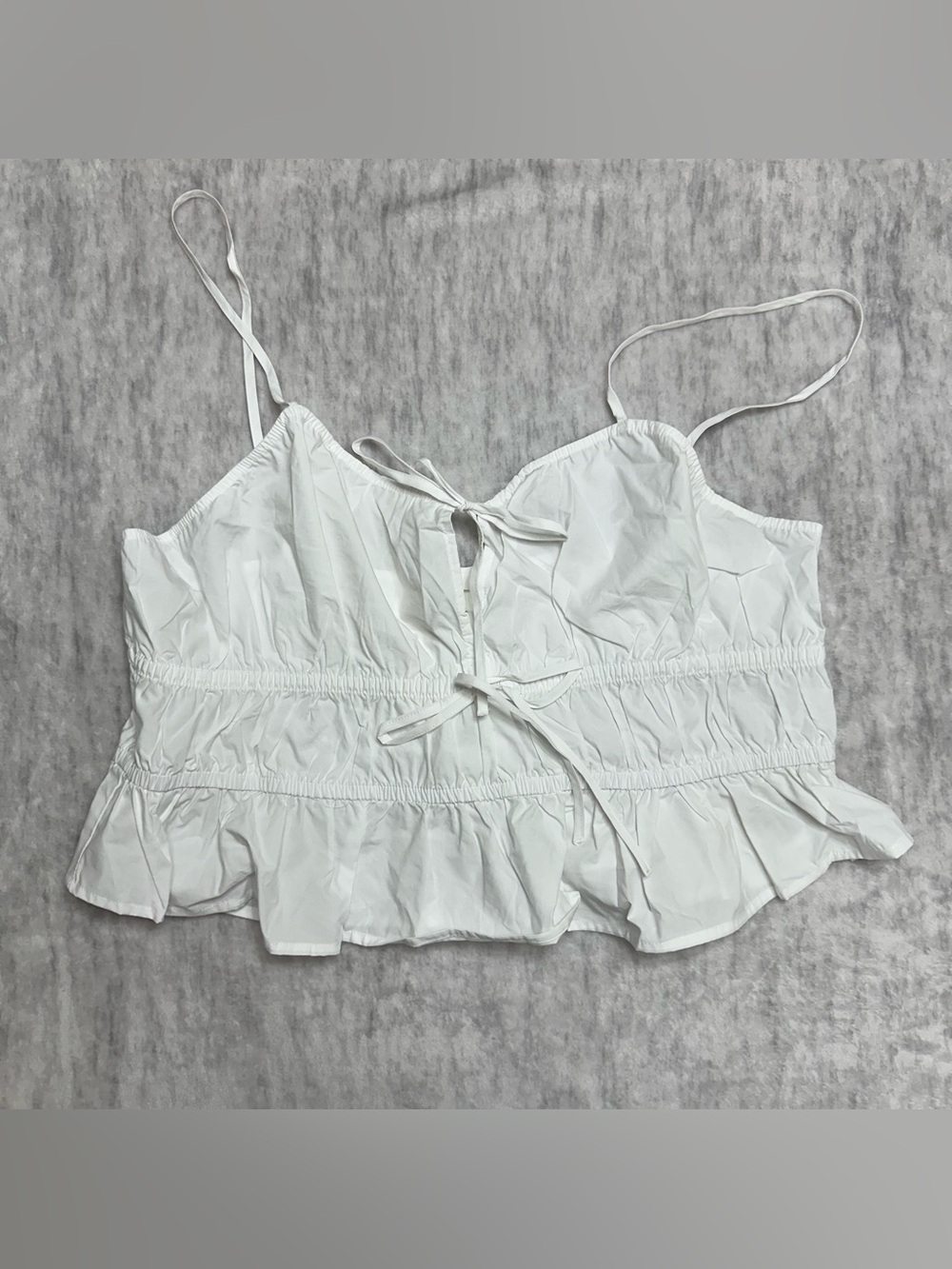 H&M Ruffled Tank Top